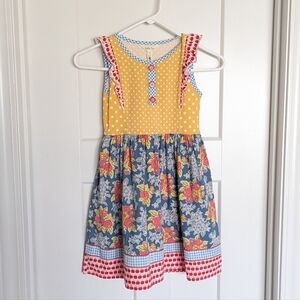 Matilda Jane Around The Globe Dress sz 8 NWT